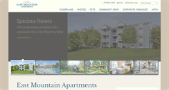 Desktop Screenshot of eastmountainapt.com